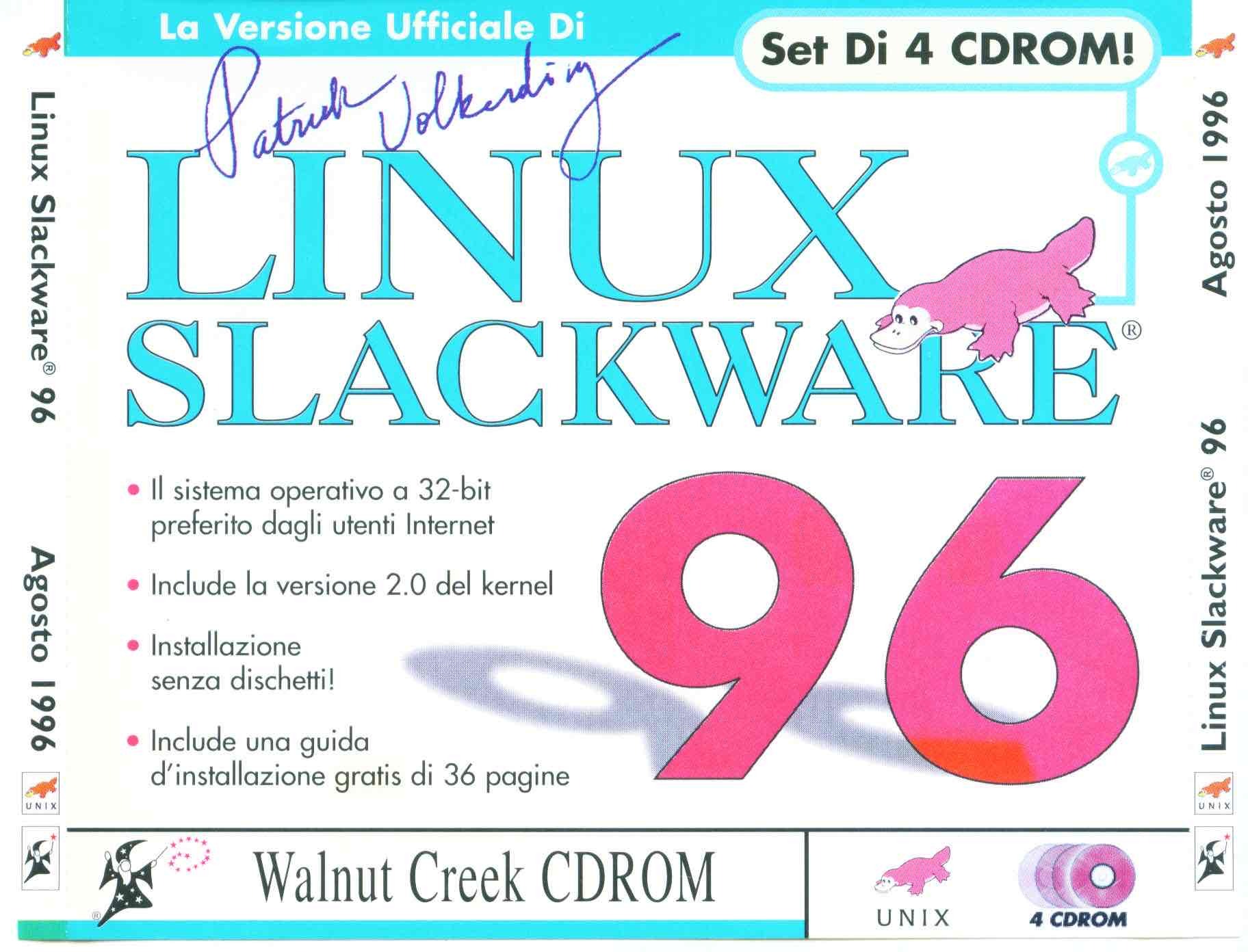 Slackware 96 CD Case