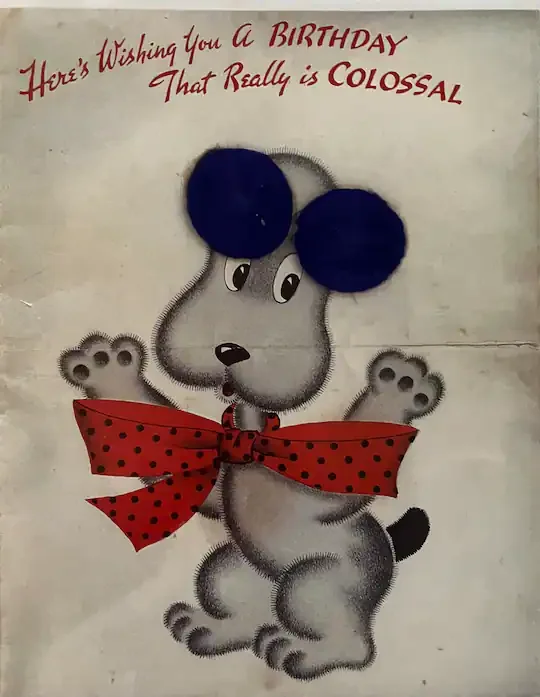 The front of the card (Don Kroger)