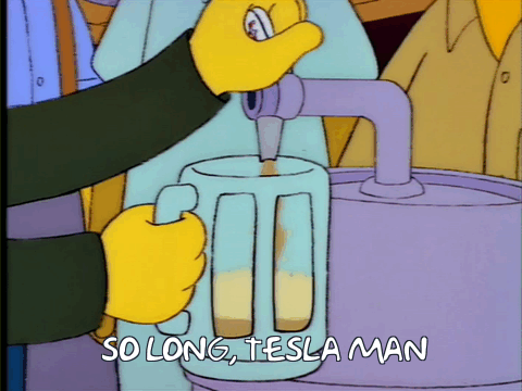 So long Tesla man